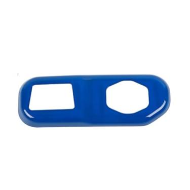 Imagem de Porta traseira do carro fechadura da porta traseira fivelas painel decoração capa adesivos apto para jeep wrangler jl 2018-2022 (Size : Blue)