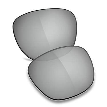 Imagem de TRUSHELL Lentes de reposição polarizadas para óculos de sol Oakley Enduro OO9223 Espelhadas prateadas - Polarizadas