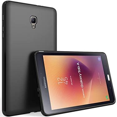 Imagem de Puxicu Capa para Galaxy Tab A 8.0 2017 modelo antigo T380 T385, design fino, capa protetora de silicone de borracha macia de TPU fosco para tablet Samsung Galaxy Tab A 20.3 cm 2017 (SM-T380/T385) -
