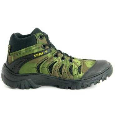 Imagem de Bota Exercito Militar Cuturno Tenis Camuflado Sola Blaqueada-Masculino