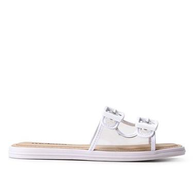 Imagem de Rasteira Moleca Vinil Fivelas Feminina-Feminino