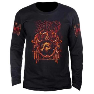 Imagem de Camiseta Manga Longa Slayer Repentless Oficial Stamp