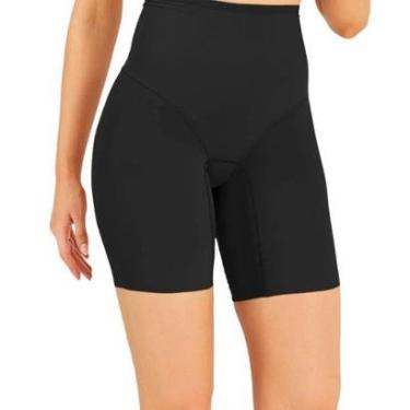 Imagem de Bermuda Bundex Nayane Cintura Alta com Enchimento Removível em Microfibra-Feminino