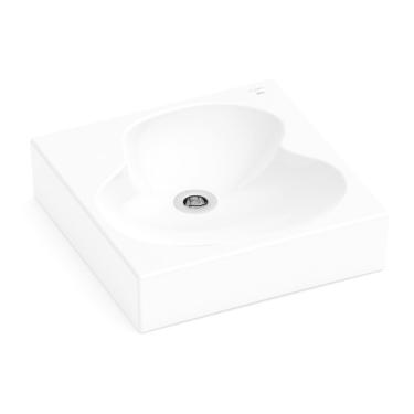 Imagem de Kit 3 Cubas de Apoio 41x41cm Ruy Ohtake Roca Branco