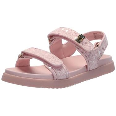 Imagem de Steve Madden Girls Shoes Sandália rasteira Mona, Blush, 4 Big Kid