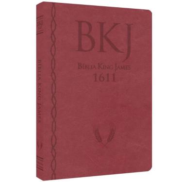 Imagem de Bíblia King James BKJ 1611 Ultra Fina Ampliada Vermelha
