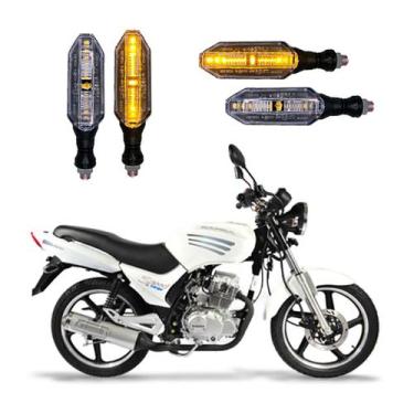 Imagem de KIT 4 Setas Esportivas Pisca de Led Modelo P26 Para Moto DAFRA SPEED C