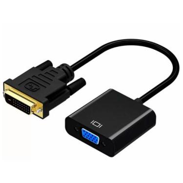 Imagem de Adaptador Conversor DVI-D para VGA 15 pinos - Diversos