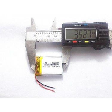 Imagem de 10 Baterias 500 Mah Rastreador Gps  Mp5  2 Fios Original - bgb