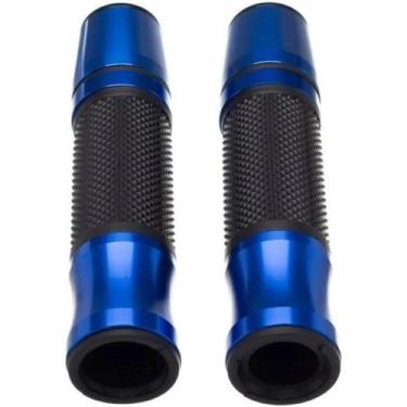 Imagem de Manopla de Moto Esportiva MODELO 375-0 Azul e Preto - Loja Duas Rodas