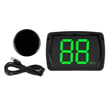 Imagem de JicSuXi Genérico HUD Head Up Display Velocímetro Medidor de Velocidade MPH Acessório Automotivo Universal para Scooter, SUV, Carro, Ônibus, Caminhão, Verde