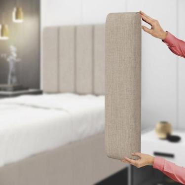 Imagem de Painel Modulado Nashira 60x20 Cm / N-039 Linho Bege - ARADECOR, Bege, 