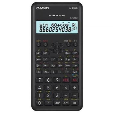 Imagem de "Calculadora Casio FX-95MS-2-W-DH-V - Científica, 12 Dígitos, Preta"