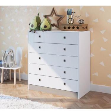 Imagem de Cômoda Infantil 5 Gavetas Amore Meu Fofinho Art in Moveis - Art in Móv