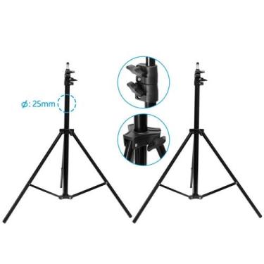 Imagem de Tripé Iluminação 2m W803 Softbox Led Ring Light Estúdio - LC Cell