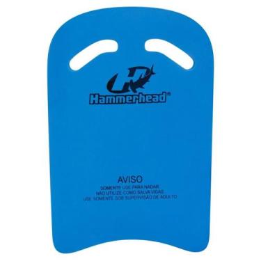 Imagem de Prancha de Natação Com Orificio Eva 40x27cm Treino Hammerhead, Azul