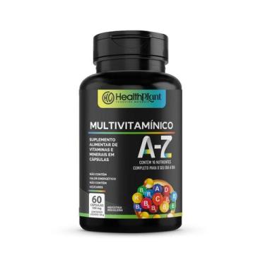 Imagem de Multivitamínico A-Z 60Caps - Health Plant, Sem Sabor