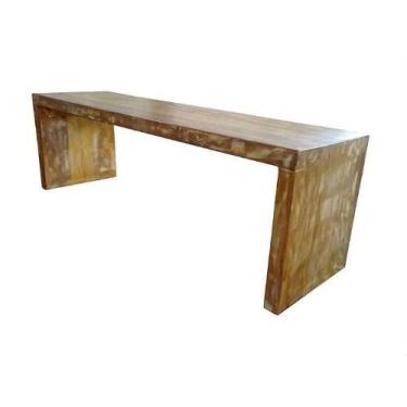 Imagem de Banco Mineiro Paralelo Em Madeira De Demolição - Cód 335 - Barrocarte