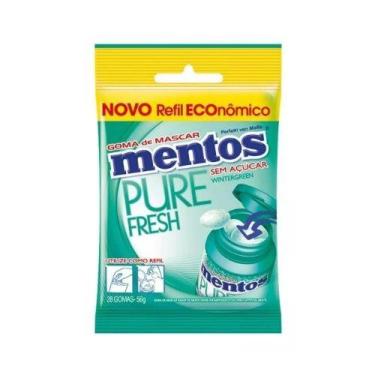 Imagem de Mentos pure fresh refil 56g perfetti - escolha o sabor, WINTERGREEN