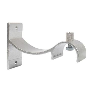 Imagem de Suporte Para Varão Wave Alumínio Perfil Invertido 19mm Fosco - Decor L