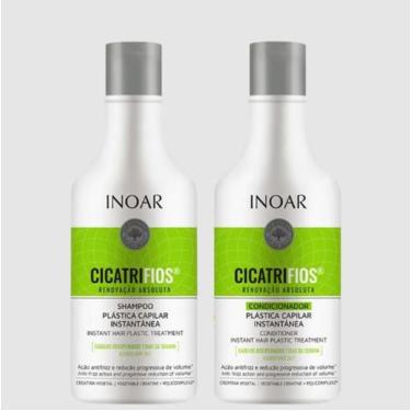 Imagem de Kit Inoar Cicatrifios Shampoo 500ml + Condicionador 500ml