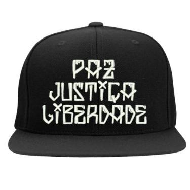 Imagem de Boné Bordado - Paz Justiça Liberdade Funk Rap Pjl Thug Rua - HIPERCAP