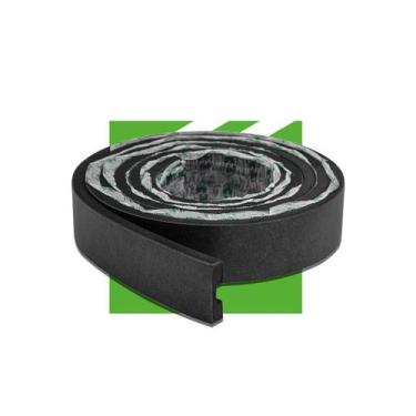 Imagem de Acabamento Painel Ripado Laminado de EVA Cor Black Linha Urban Plus - 