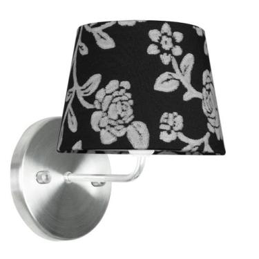 Imagem de Arandela De Cupula Tradicional Floral Prata - MARRYLUZ