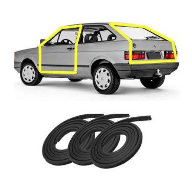 Imagem de Kit Borracha Porta E Malas Gol Parati Quadrado 2 P 1987/1995 - Flex