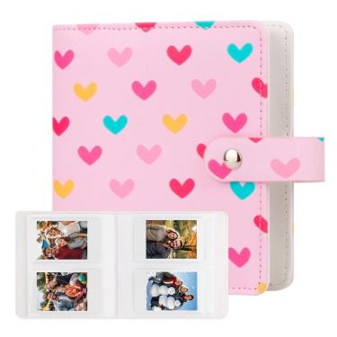 Imagem de Álbum de fotos Rekeen 112 bolsos para Fujifilm Instax Mini Pink