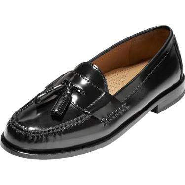 Imagem de Cole Haan Mocassim masculino com borla, Preto, 12 X-Wide