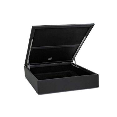 Imagem de Santo Box, Base Box Bau Solteirão Premium Santo Box Sintético 47x128x188 Cor:Cinza