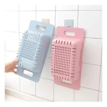 Imagem de Escorredor De Pia Retrátil Com Alças Cesta Ajustável Rack - oem, Rosa
