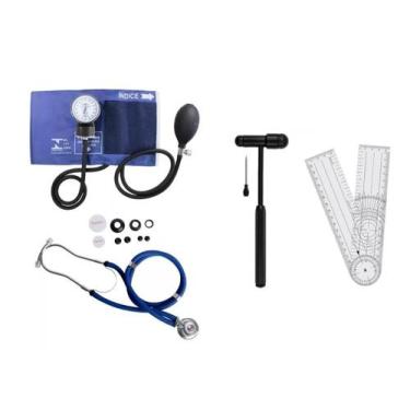 Imagem de Kit Acadêmico Para Estagio De Fisioterapia - Premium, Azul