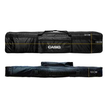 Imagem de Capa bag cargo premium ny-70 p/ piano 7/8 88 teclas "casio" 
