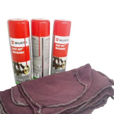 Imagem de Kit 3 Desengripante Rost Off Mechanic 300ml - Wurth