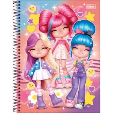 Imagem de Caderno Universitário Espiral Capa Dura 1 Matéria La Liz 80 Folhas - T