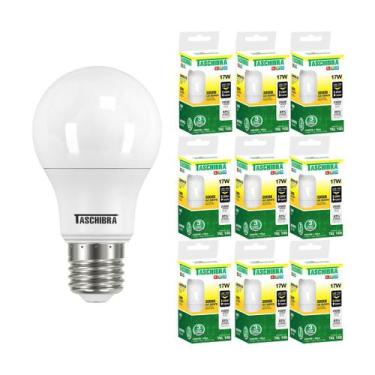 Imagem de Kit 10 Lâmpadas Led Bulbo TKL 17W Taschibra E27 Bivolt, 3000K - Amarel