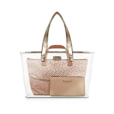 Imagem de Kit De Bolsa Diamantes C/ 3 Pçs - Jacki Design, Dourado