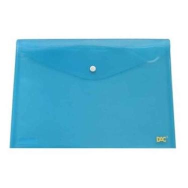 Imagem de Malote Plástico Com Botão 9653 Azul dac, Unico