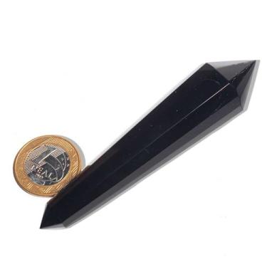 Imagem de Voguel Biterminado Obsidiana 12 Faces 10 a 11cm Tipo A - CristaisdeCur