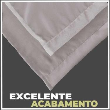 Imagem de cortina de quarto  5,00 x 3,80 pe direito alto Celina marrom - Bravin 