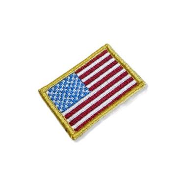Imagem de BP0055-011 Bandeira USA Patch Bordado 5,7x3,8cm - BR44