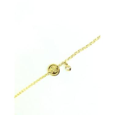 Imagem de Pulseira Belca Signo Gêmeos Com Pingente, No Banho De Ouro - Belca Sem