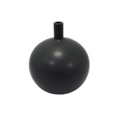 Imagem de Vaso Ceramica Menor Esfera Decorativa Alta Decoração Luxo - LUXdécor