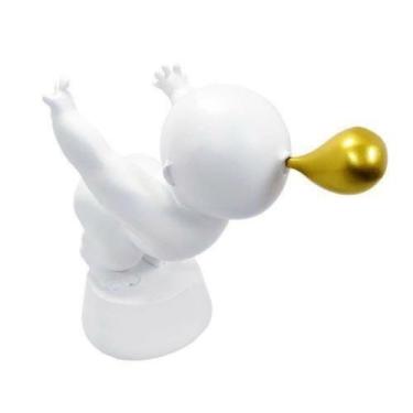 Imagem de Escultura Decorativa Enchendo Bexiga Luxo - LUXdécor