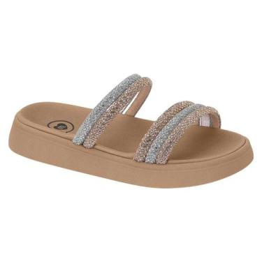 Imagem de Tamanco Molekinha Papete - Infantil, Cristal, Silver, Ouro rosado, 29
