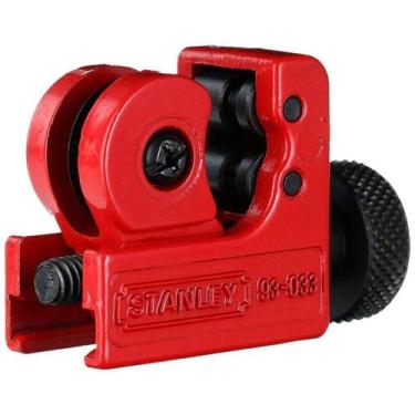 Imagem de Mini Cortador de Tubos Cobre 1/8" A 5/8" 93-033 Stanley, Vermelho