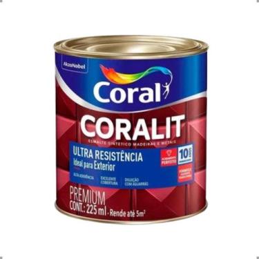 Imagem de Tinta Esmalte Coral Ultra Resistência Coralit Amarelo 225ml