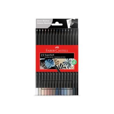 Imagem de Lapis De Cor Faber-Castell Ecolápis 15 Cores Neutras - Faber Castell